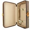 Louis Vuitton Stratos in Monogram canvas suitcase and natural leather - Detail D1 thumbnail