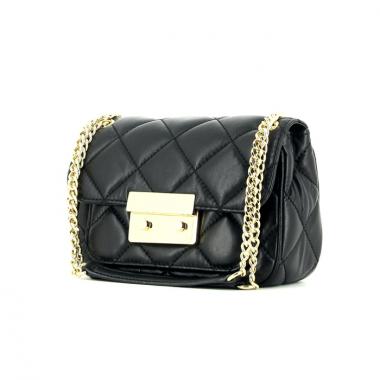 Michael Kors in black quilted leather