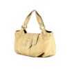 Emporio Armani en cuir beige facon autruche  - 00pp thumbnail