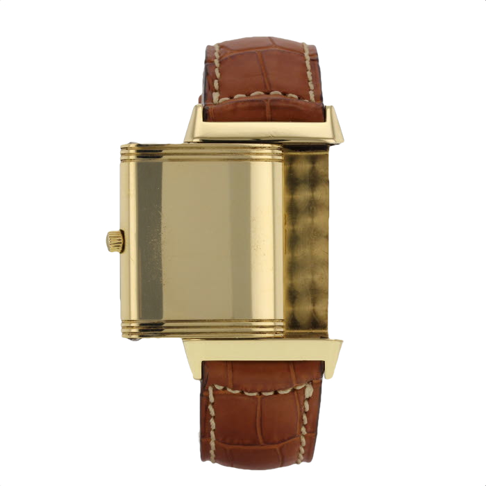 Montre Jaeger-LeCoultre Reverso en or jaune Ref : 250.1.86 Vers 2000 - Detail D1