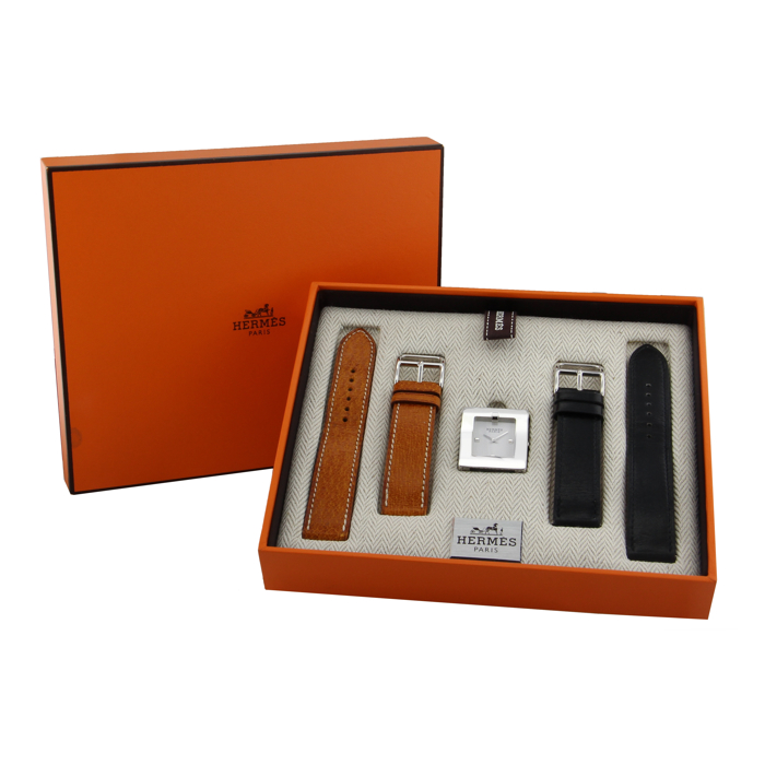 Hermes montre en acier Ref : BE1.210 Vers 1990