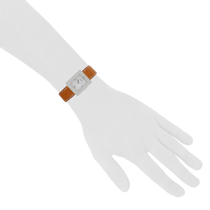 Reloj Hermes de acero Ref : BE1.210 Circa 1990 - Detail D3