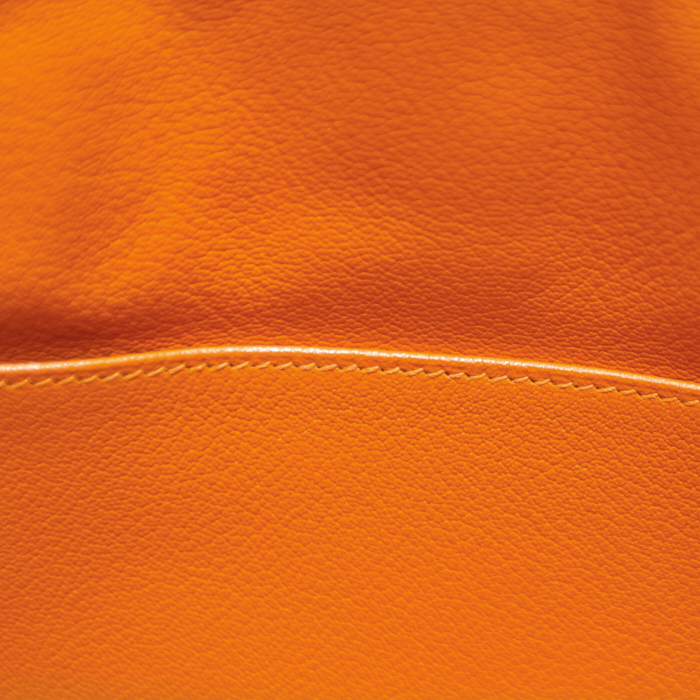Hermès Birkin 30 cm en cuir orange   - Detail D3