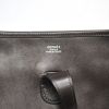 Hermes Evelyne small model in chocolate brown leather - Detail D4 thumbnail