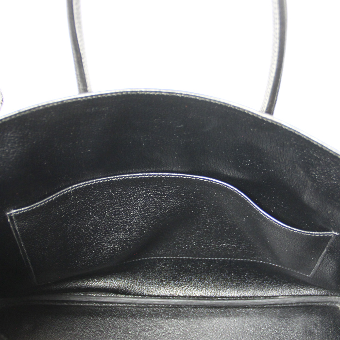 Hermès Birkin 35 cm in black leather - Detail D4