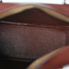 Bolso de mano Hermes Plume modelo pequeño en cuero marrón oscuro - Detail D3 thumbnail