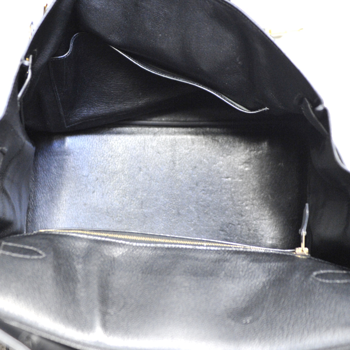 Hermes Birkin 35 cm en cuir noir  - Detail D2