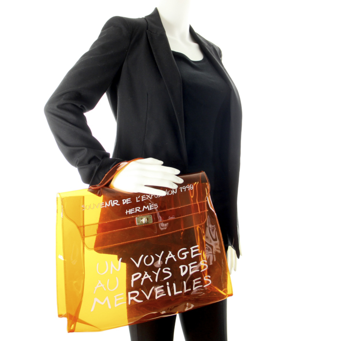 Hermes Kelly Plastic orange - Detail D1