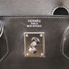 Hermes bolso de mano Haut à Courroies en cuero box negro - Detail D5 thumbnail