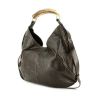 Yves Saint-Laurent Mombasa medium size in marron leather - 00pp thumbnail