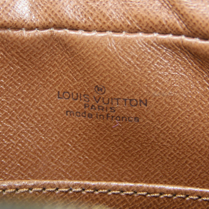 Louis Vuitton Compiègne en toile monogram et cuir naturel - Detail D3