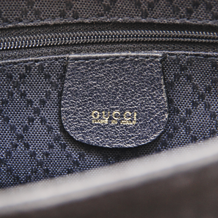 Gucci Bambou Bag in black suede - Detail D3