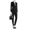 Dior medium model handbag in black canvas cannage - Detail D1 thumbnail