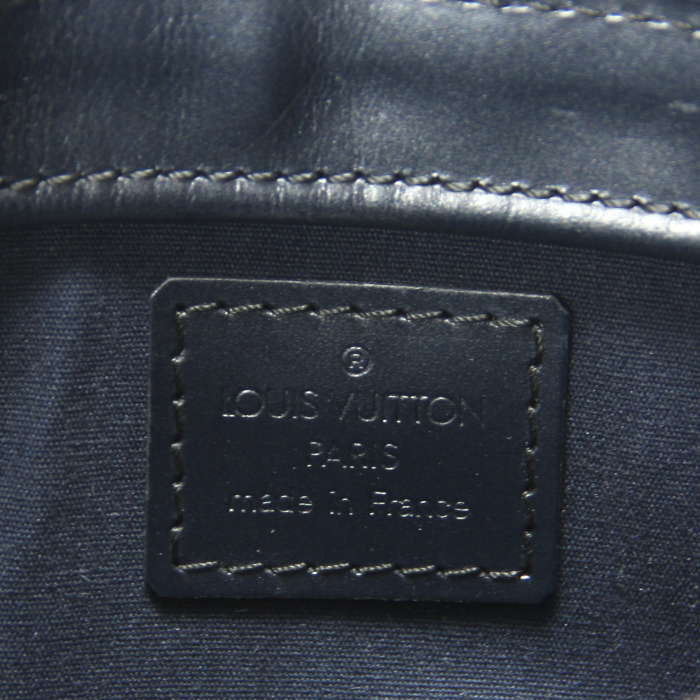 Louis Vuitton Fowler en cuir monogram bleu/gris mat - Detail D3
