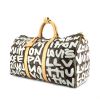 Louis Vuitton Keepall 50 cm limited edition Stephen Sprouse  in monogram canvas and natural leather - 00pp thumbnail
