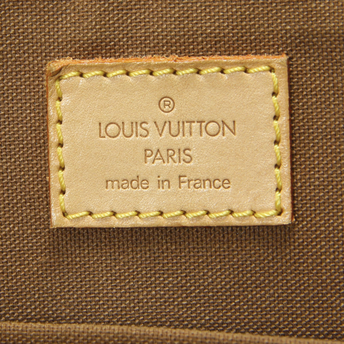 Louis Vuitton Popincourt in monogram canvas and natural leather - Detail D3