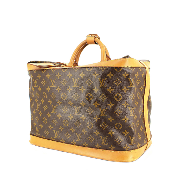louis vuitton pochette 26 in brown monogram canvas and natural leather