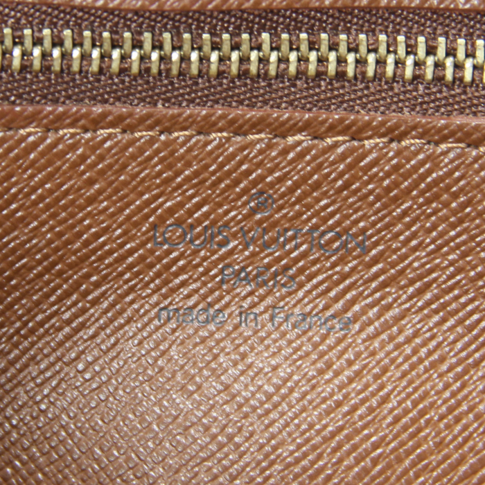 Louis Vuitton Trocadero in monogram canvas and natural leather - Detail D2