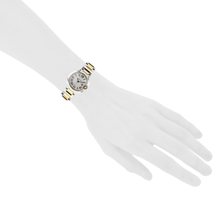 Cartier Ballon bleu in yellow gold and stainless steel ref : 3009 Circa 2000 - Detail D1