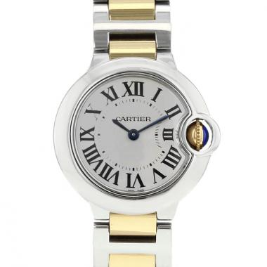 Montre Cartier Ballon bleu en or et acier ref : 3009 Vers 2000