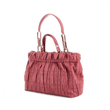 Bolso de mano Dior Délices en cuero rojo