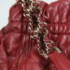 Handbag in red leather - Detail D5 thumbnail