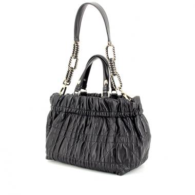 Bolso de mano Dior Délices en cuero negro