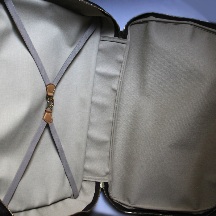 Louis Vuitton Alizé 50 cm en toile monogram et cuir naturel - Detail D2