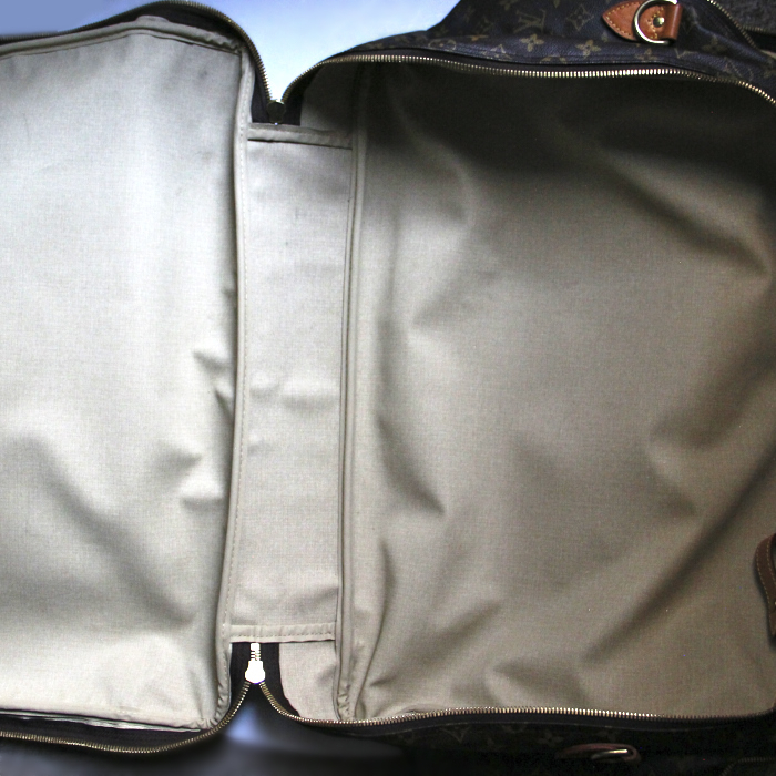 Louis Vuitton Alizé 50 cm en toile monogram et cuir naturel - Detail D3