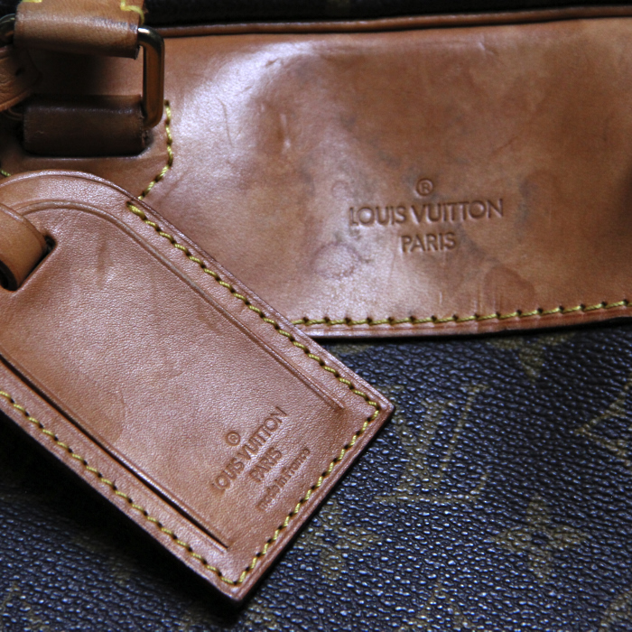 Louis Vuitton Alizé 50 cm en toile monogram et cuir naturel - Detail D5