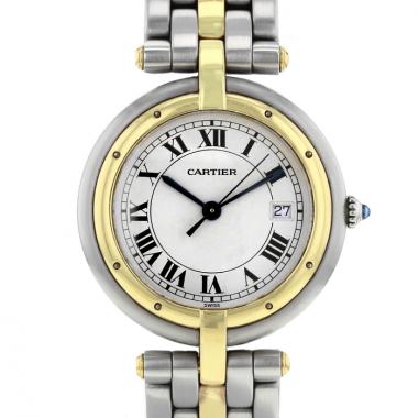 Montre Cartier Panthere Ronde en or et acier Vers 1990
