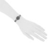 Reloj de pulsera Hermès Clipper de acero - Detail D1 thumbnail