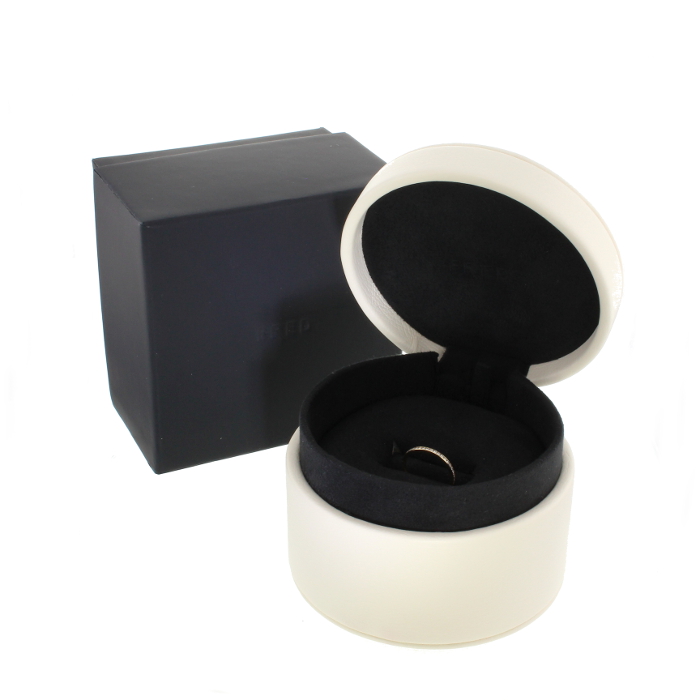 Fred yellow gold and diamonds For Love ring - Detail D1