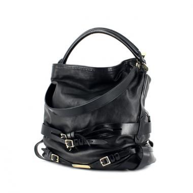 Burberry in black leather