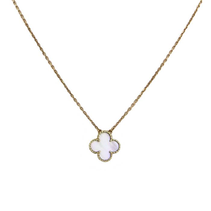 Van Cleef and Arpels collar Alhambra Vintage en oro amarillo