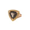 Mauboussin ring "Tellement Subtile Pour Toi" in pink gold and smoked quartz - 00pp thumbnail