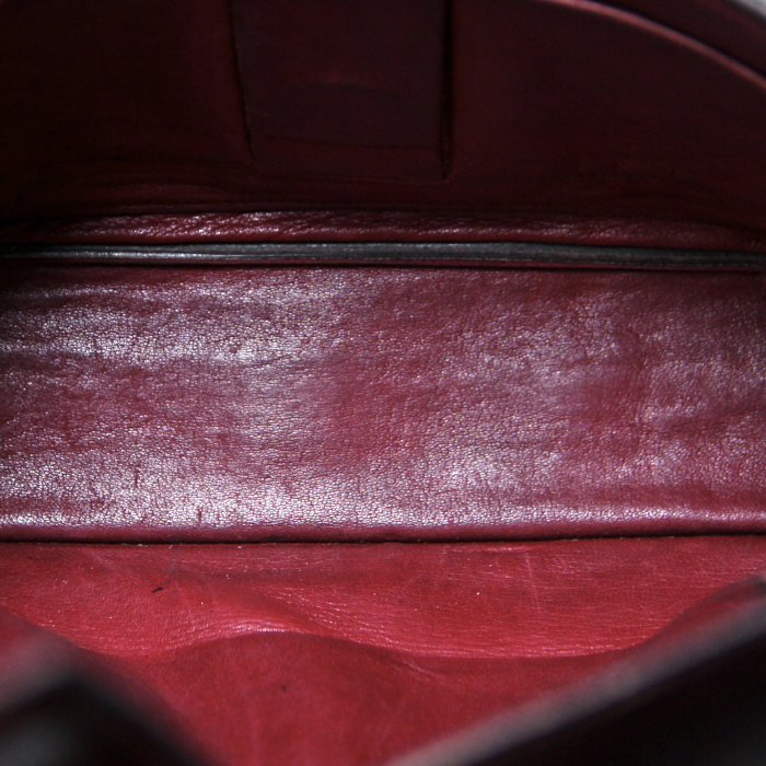 Hermès Martine in burgundy leather - Detail D2