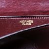 Hermès Martine in burgundy leather - Detail D3 thumbnail