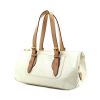 Louis Vuitton Rosewood in white monogram patent leather and natural leather - 00pp thumbnail