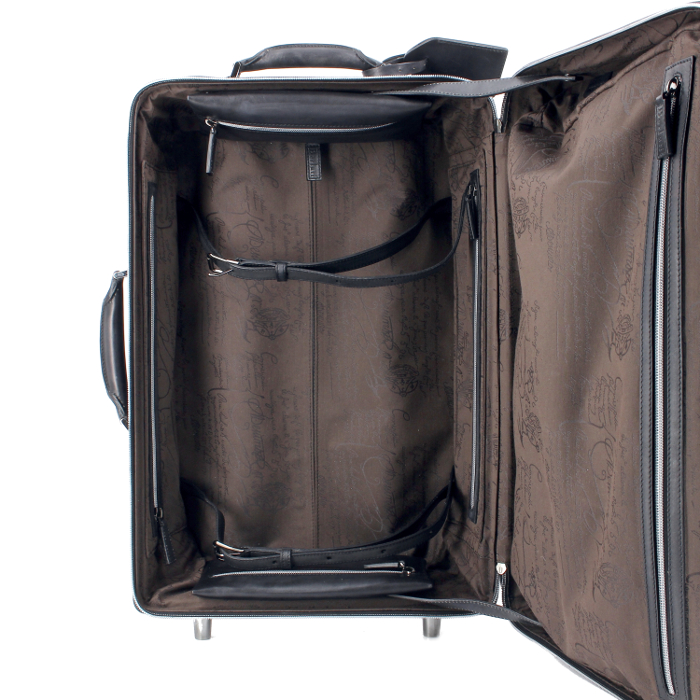 Berluti suitcase Formula 1000 in brown leather - Detail D2