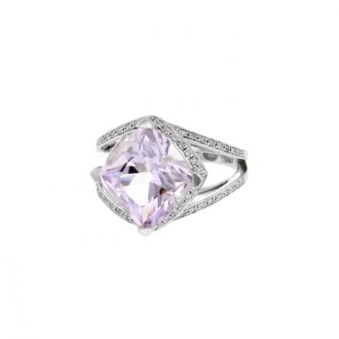 Mauboussin bague Fou De Toi en or blanc, améthyste et diamants