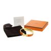 Hermès Bracelet Clic Clac H en plaqué or et émail orange - Detail D1 thumbnail