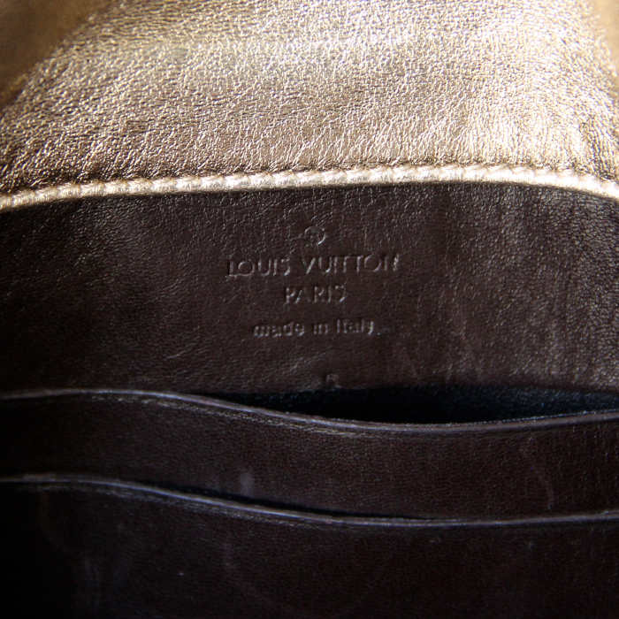 Louis Vuitton pochette Slim Sofia Coppola en cuir doré    - Detail D3
