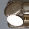 Louis Vuitton clutch Slim in gilt leather - Detail D4 thumbnail