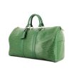 Louis Vuitton Keepall 45 cm en cuir épi vert  - 00pp thumbnail