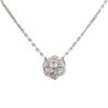 Chanel white gold and diamonds Camelia Couture necklace - 00pp thumbnail