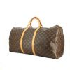 Louis Vuitton Keepall 60 cm in monogram canvas and natural leather - 00pp thumbnail