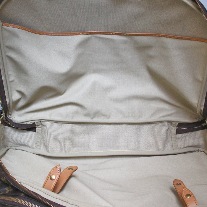 Louis Vuitton Alizé 55 cm in monogram canvas and natural leather - Detail D3