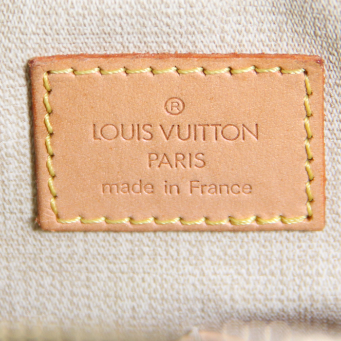 Louis Vuitton Trouville in canvas monogram and natural leather - Detail D3