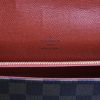 Louis Vuitton sac Tribeca grand modèle en toile damier ébène et cuir marron - Detail D3 thumbnail